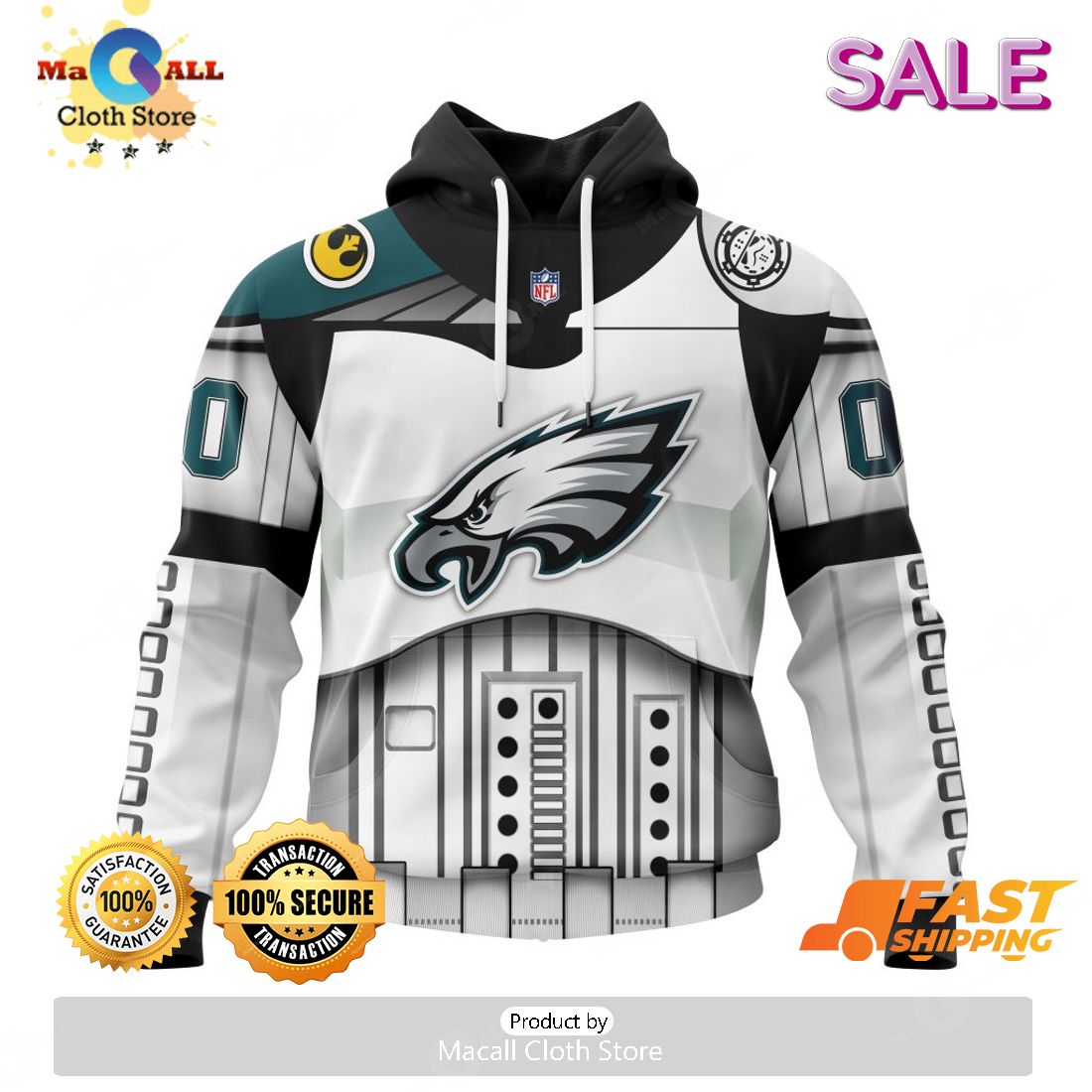 SALE Philadelphia Eagles - Specialized Star Wars May The 4th Be With You Hoodie Sweatshirt 3D SALE Philadelphia Eagles - Specialized Star Wars May The 4th Be With You Hoodie Sweatshirt 3D