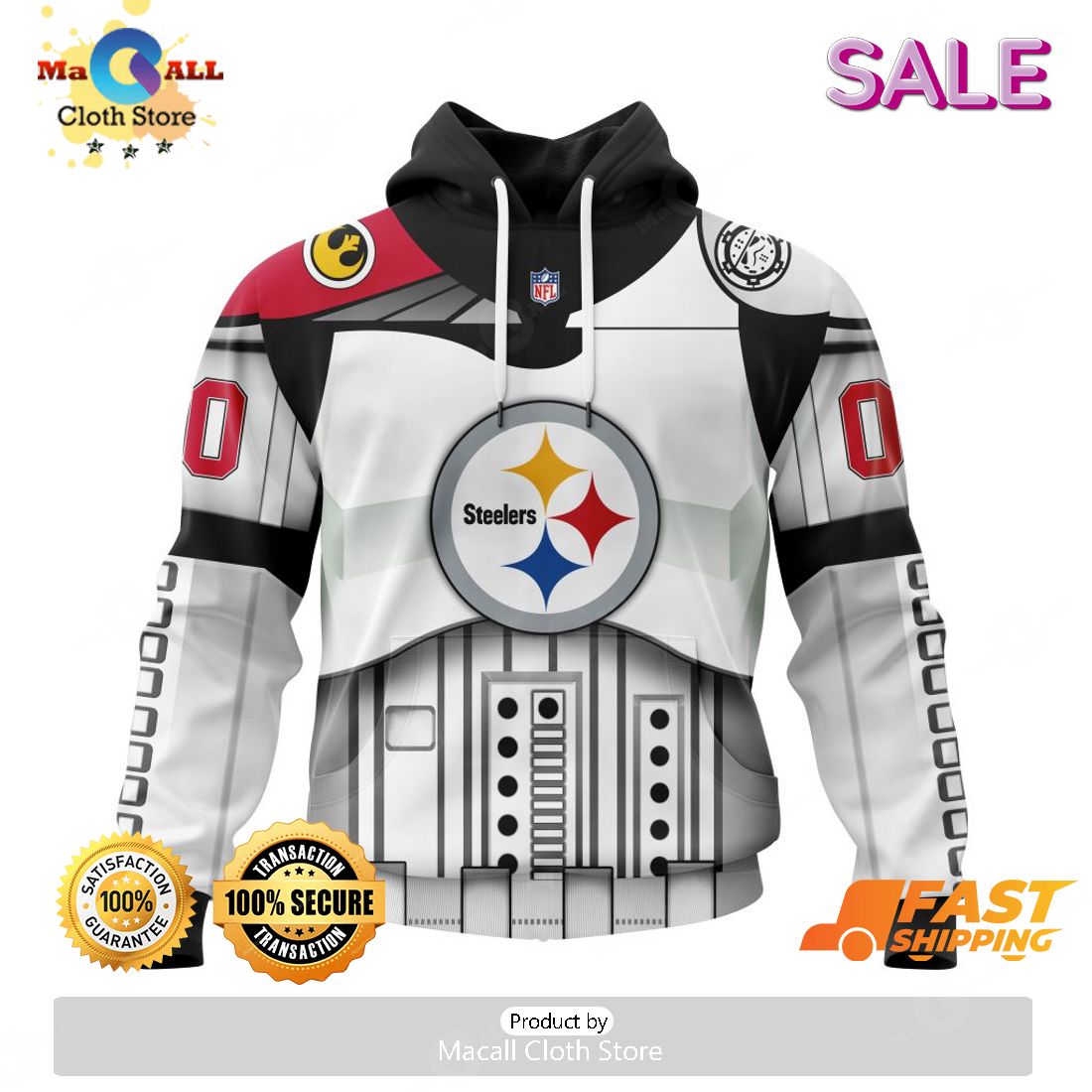 SALE Pittsburgh Steelers - Specialized Star Wars May The 4th Be With You Hoodie Sweatshirt 3D SALE Pittsburgh Steelers - Specialized Star Wars May The 4th Be With You Hoodie Sweatshirt 3D