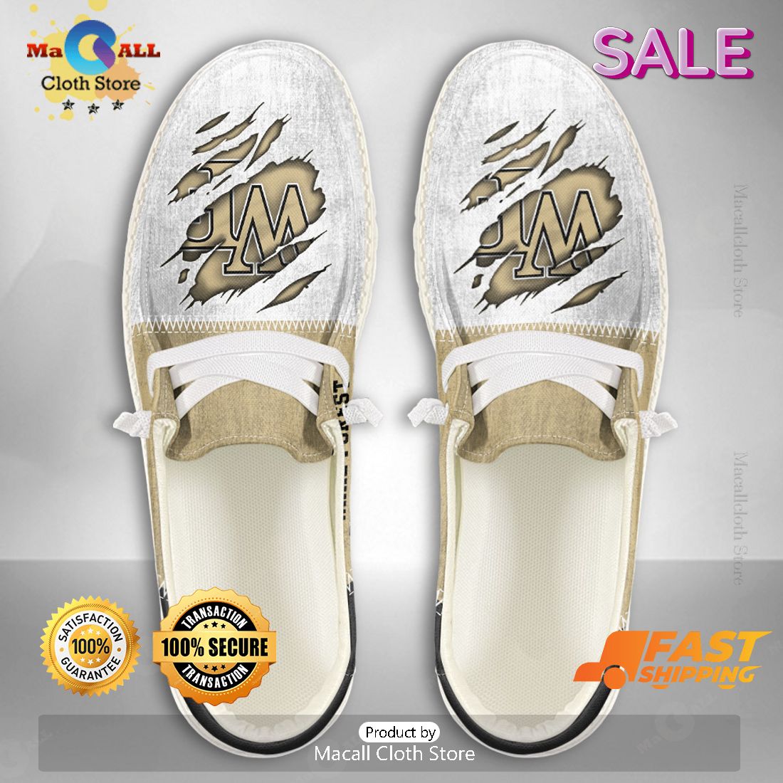 HOT TREND NCAA Wake Forest Demon Deacons Custom Name Hey Dude Shoes POD Design HOT TREND NCAA Wake Forest Demon Deacons Custom Name Hey Dude Shoes POD Design