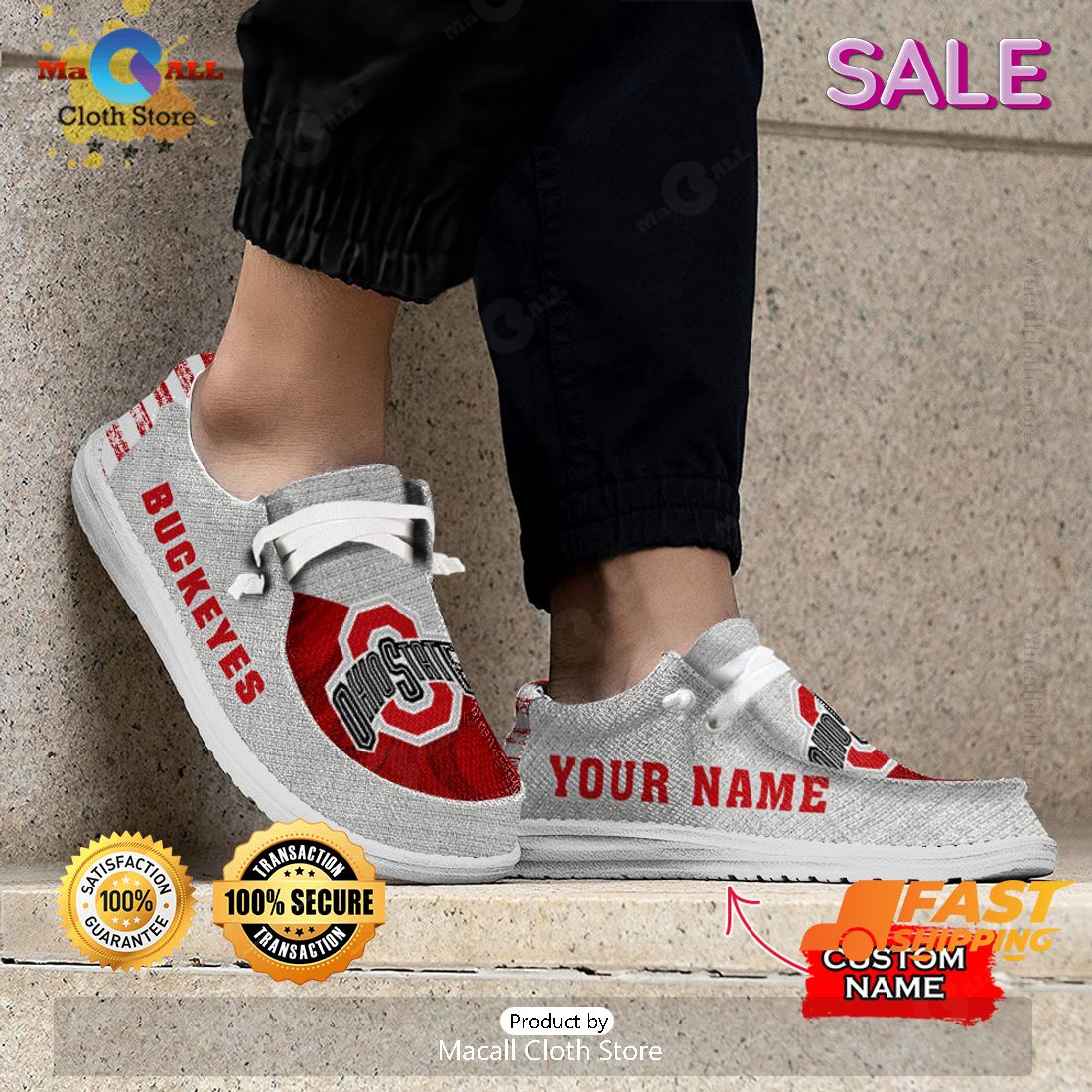 HOT NCAA Nebraska Cornhuskers - Custom Name Hey Dude Shoes POD Design -  Beetrendstore Store