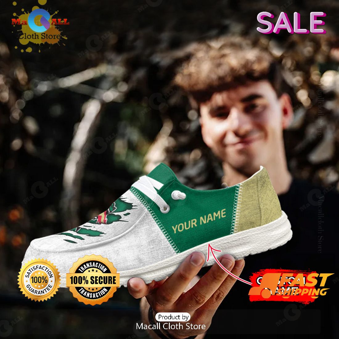 LIMITED NCAA UAB BLAZERS Custom Name Hey Dude Shoes LIMITED NCAA UAB BLAZERS Custom Name Hey Dude Shoes