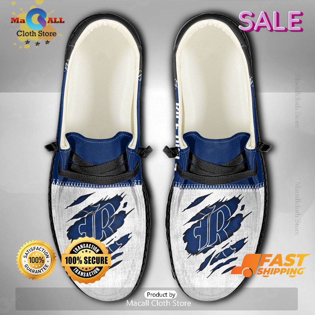 PREMIUM NCAA Rice Owls Custom Name Hey Dude Shoes Luxury Brand PREMIUM NCAA Rice Owls Custom Name Hey Dude Shoes Luxury Brand