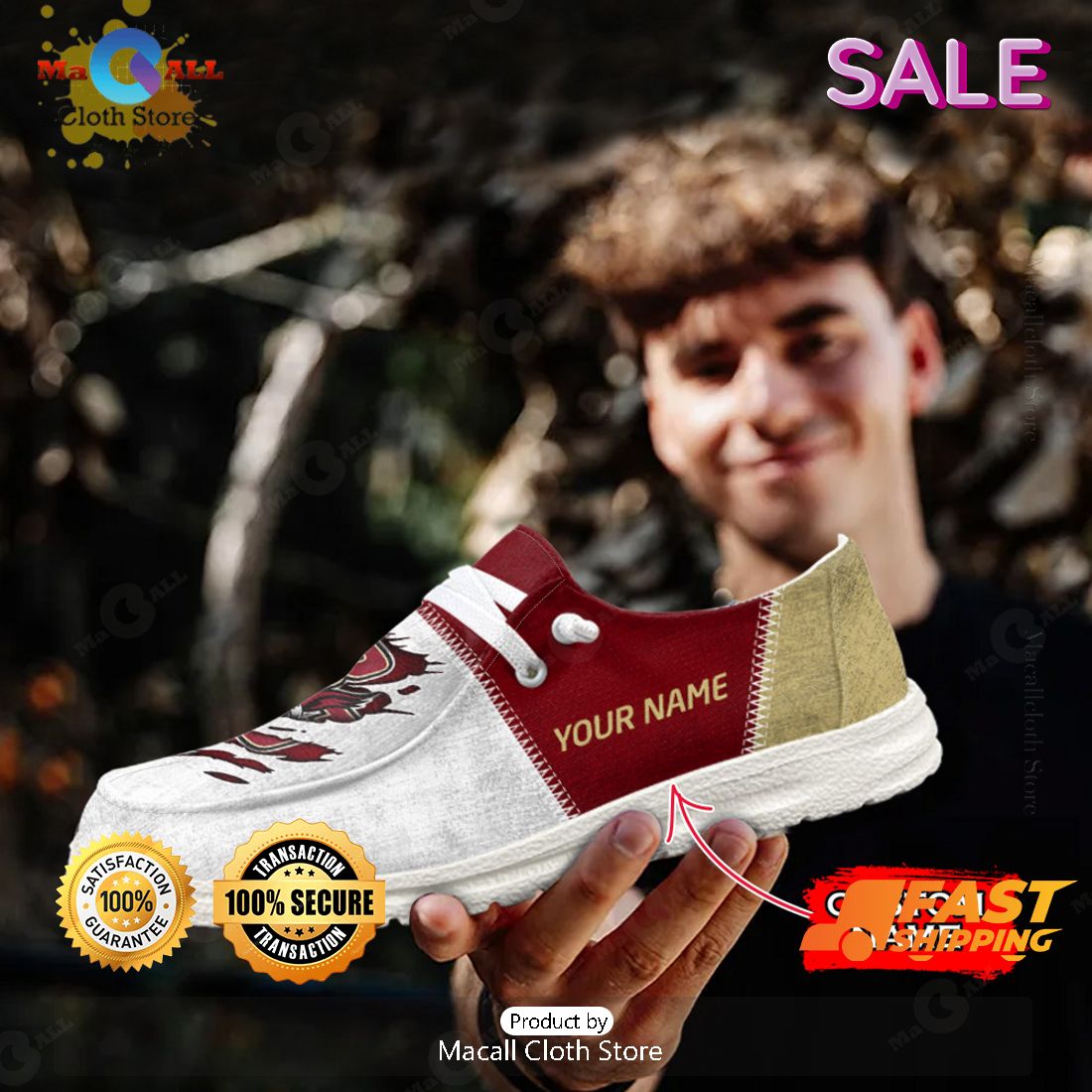 TRENDING NCAA Boston College Eagles Custom Name Hey Dude Shoes Limited 2024