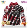 SALE Personalized NFL Atlanta Falcons New Camo Hunting Design Hoodie Sweatshirt 3D