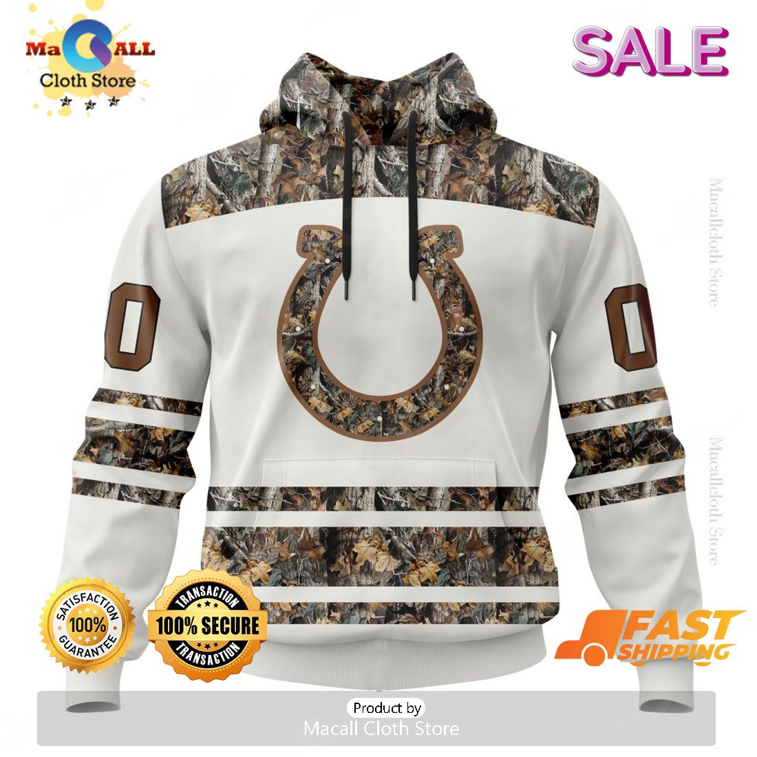 SALE Personalized NFL Indianapolis Colts Special Camo Hunting Design Hoodie Sweatshirt 3D SALE Personalized NFL Indianapolis Colts Special Camo Hunting Design Hoodie Sweatshirt 3D