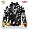 SALE Personalized NFL Las Vegas Raiders Camo Design For Veterans Day Hoodie Sweatshirt 3D