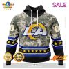 SALE Personalized NFL Los Angeles Chargers New Camo Design For Veterans Day Hoodie Sweatshirt 3D