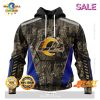SALE Personalized NFL Los Angeles Rams New Skull Art Design Hoodie Sweatshirt 3D