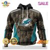 SALE Personalized NFL Miami Dolphins Special Camo Hunting Design Hoodie Sweatshirt 3D