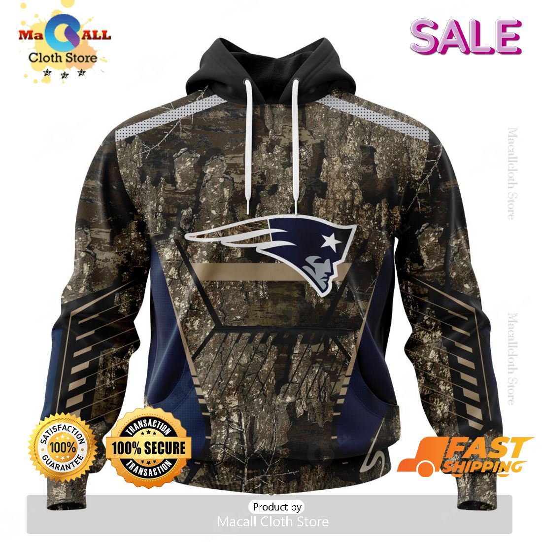 SALE Personalized NFL New England Patriots New Camo Hunting Design Hoodie Sweatshirt 3D SALE Personalized NFL New England Patriots New Camo Hunting Design Hoodie Sweatshirt 3D