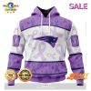 SALE Personalized NFL Minnesota Vikings Special Lavender – Fight Cancer Hoodie Sweatshirt 3D