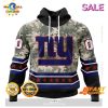 SALE Personalized NFL New York Giants New Camo Design For Veterans Day Hoodie Sweatshirt 3D