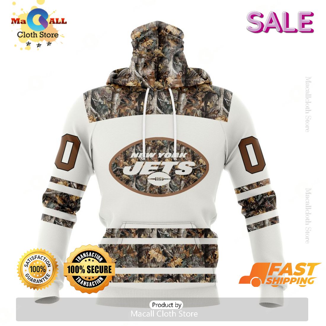 SALE Personalized NFL New York Jets Special Camo Hunting Design Hoodie Sweatshirt 3D SALE Personalized NFL New York Jets Special Camo Hunting Design Hoodie Sweatshirt 3D