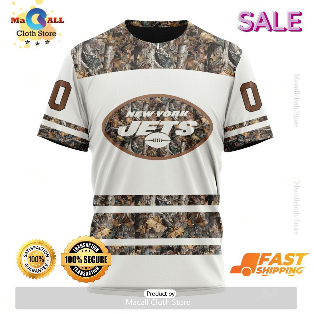 SALE Personalized NFL New York Jets Special Camo Hunting Design Hoodie Sweatshirt 3D SALE Personalized NFL New York Jets Special Camo Hunting Design Hoodie Sweatshirt 3D