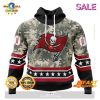 SALE Personalized NFL Tampa Bay Buccaneers New Camo Design For Veterans Day Hoodie Sweatshirt 3D