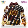 SALE Personalized NFL Washington Commanders Camo Design For Veterans Day Hoodie Sweatshirt 3D