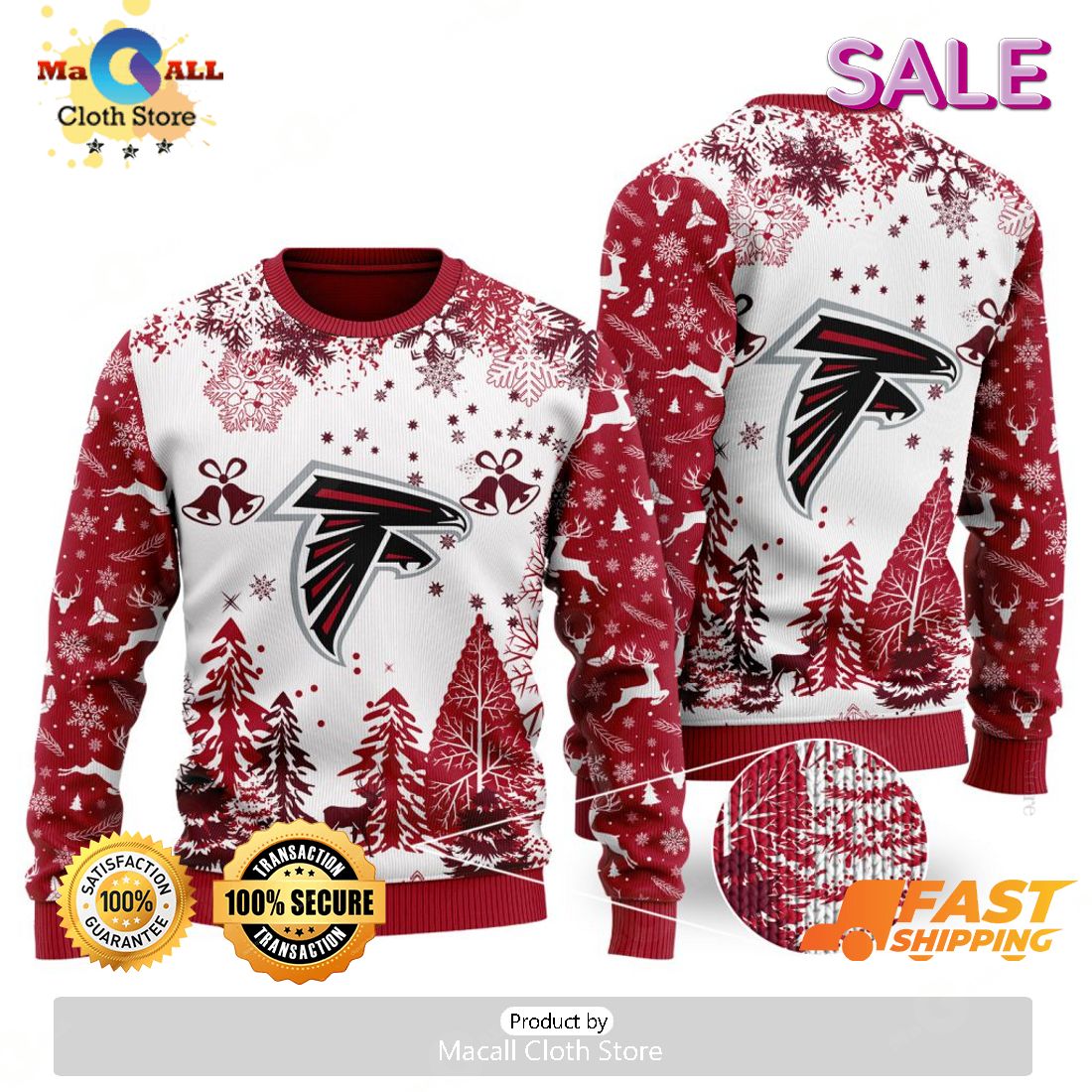 [BEST] NFL Atlanta Falcons Special Christmas Ugly Sweater Design