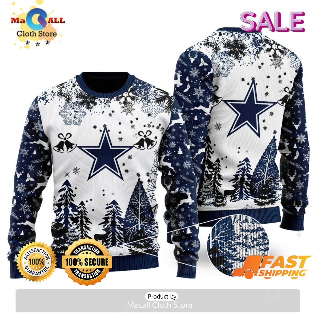 [BEST] NFL Dallas Cowboys Special Christmas Ugly Sweater Design