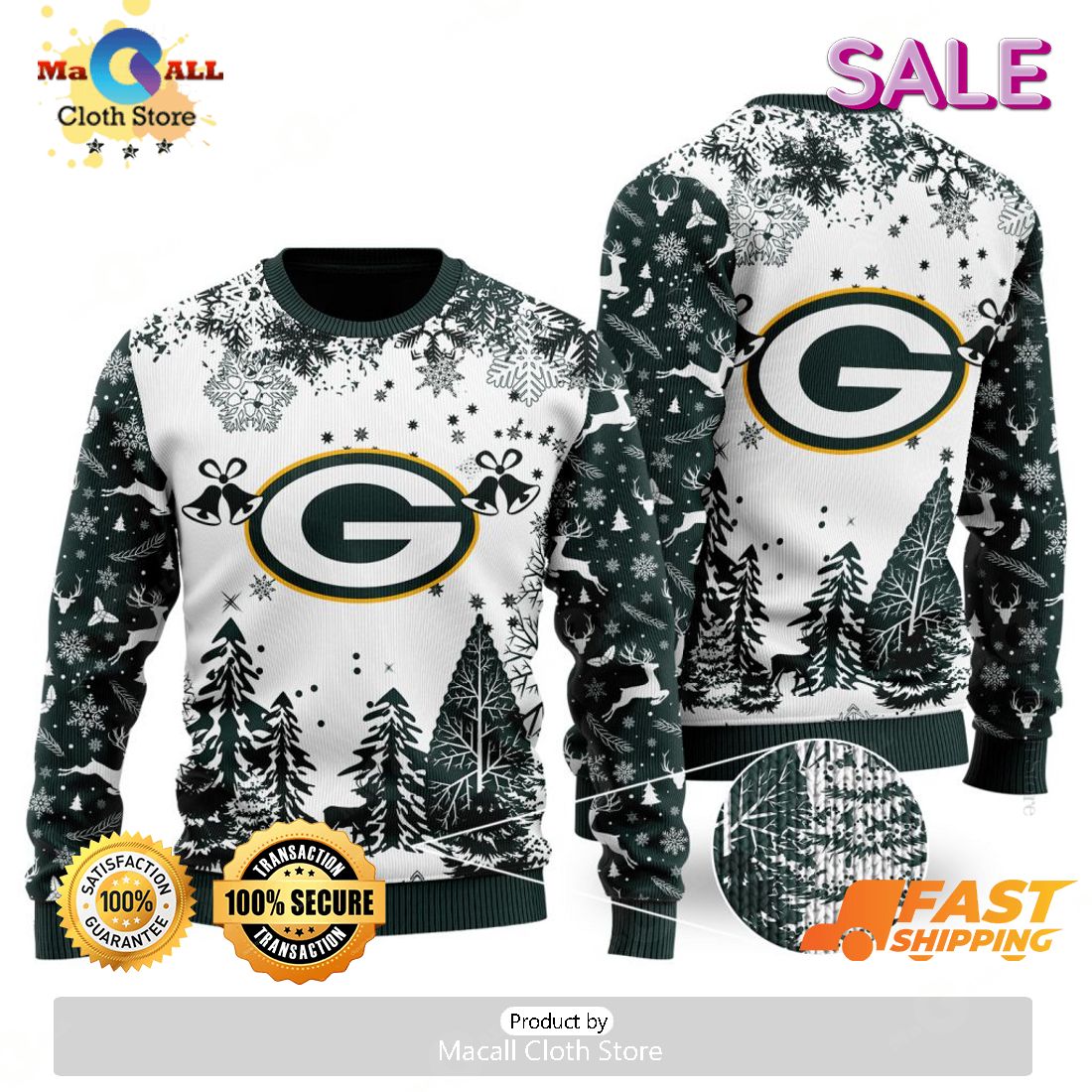 [BEST] NFL Green Bay Packers Special Christmas Ugly Sweater Design