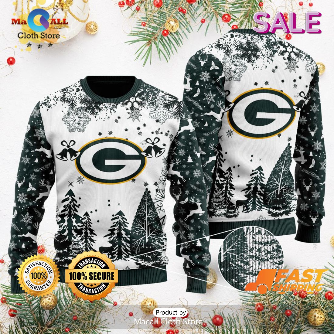 [BEST] NFL Green Bay Packers Special Christmas Ugly Sweater Design