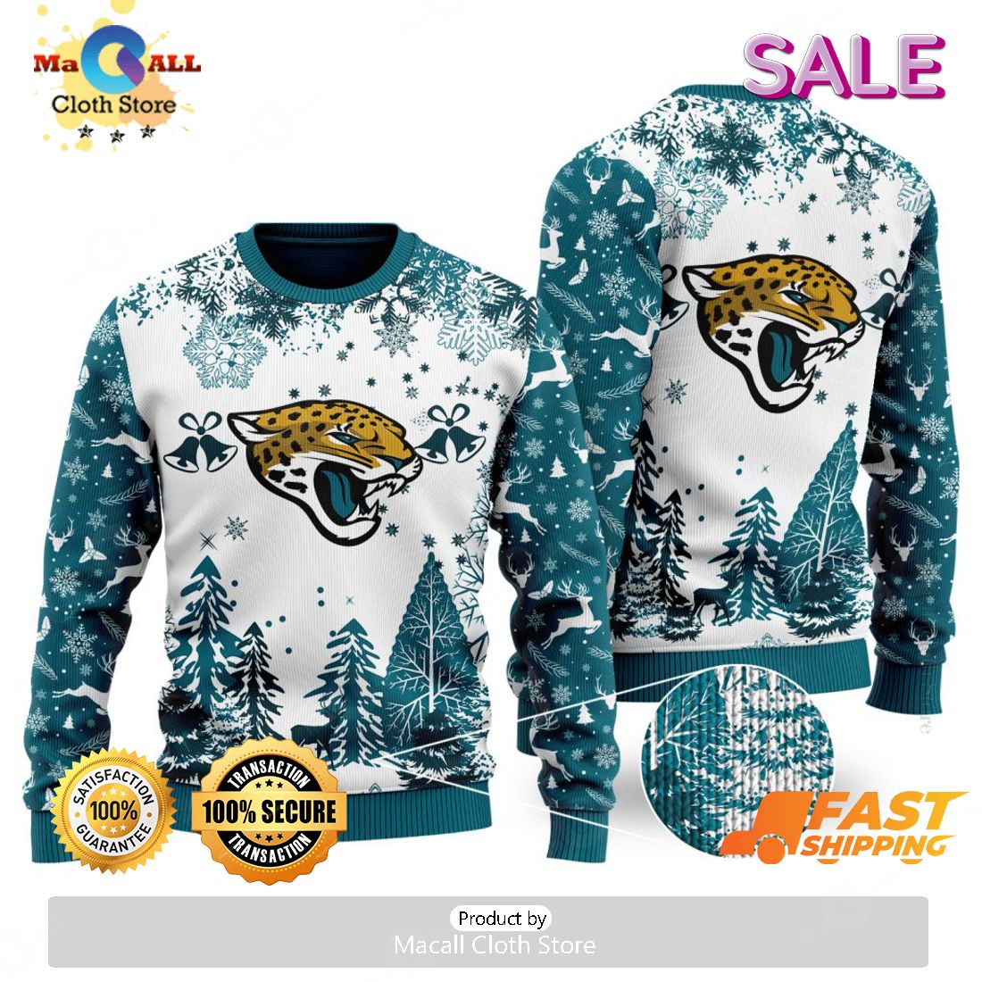 [BEST] NFL Jacksonville Jaguars Special Christmas Ugly Sweater Design