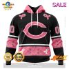 [SALE] Personalized NFL Cincinnati Bengals PINK BREAST CANCER Specialized Design In Classic Style With Paisley Hoodie 3D