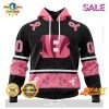 [SALE] Personalized NFL Cleveland Browns PINK BREAST CANCER Specialized Design In Classic Style With Paisley Hoodie 3D