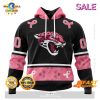 [SALE] Personalized NFL Detroit Lions PINK BREAST CANCER Specialized Design In Classic Style With Paisley Hoodie 3D
