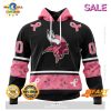 [SALE] Personalized NFL New England Patriots PINK BREAST CANCER Specialized Design In Classic Style With Paisley Hoodie 3D