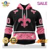[SALE] Personalized NFL New England Patriots PINK BREAST CANCER Specialized Design In Classic Style With Paisley Hoodie 3D