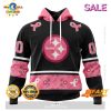 [SALE] Personalized NFL Philadelphia Eagles PINK BREAST CANCER Specialized Design In Classic Style With Paisley Hoodie 3D