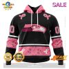[SALE] Personalized NFL Pittsburgh Steelers PINK BREAST CANCER Specialized Design In Classic Style With Paisley Hoodie 3D