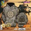 [SALE] Personalized NL Hockey HC Lugano Army Camo Style Hoodie Sweatshirt 3D