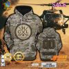 [SALE] Personalized NL Hockey Lausanne HC Army Camo Style Hoodie Sweatshirt 3D