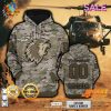 [SALE] Personalized NL Hockey SC Bern Army Camo Style Hoodie Sweatshirt 3D