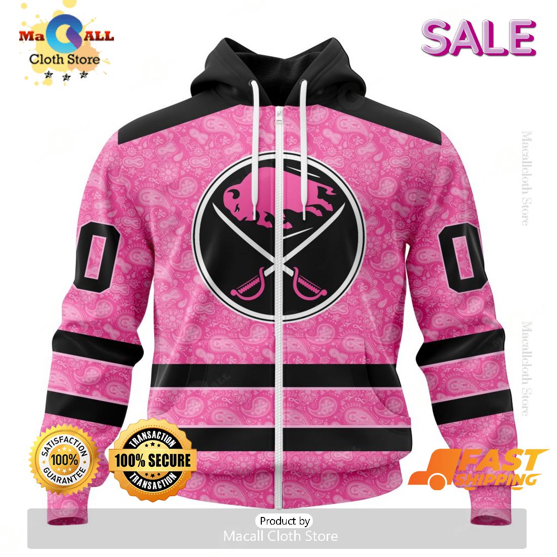 [SALE] NHL Buffalo SabresSpecial Pink Fight Breast Cancer Hoodie Sweatshirt 3D