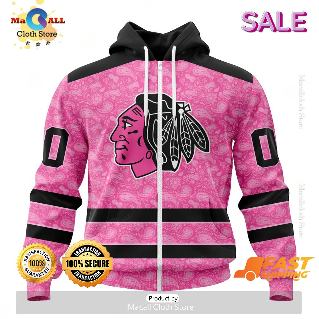 [SALE] NHL Chicago BlackhawksSpecial Pink Fight Breast Cancer Hoodie Sweatshirt 3D