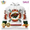 [SALE] NHL Minnesota Wild Special Black Camo Design For Veterans Day Hoodie Sweatshirt 3D
