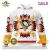 [SALE] NHL Pittsburgh Penguins Special Black Camo Design For Veterans Day Hoodie Sweatshirt 3D