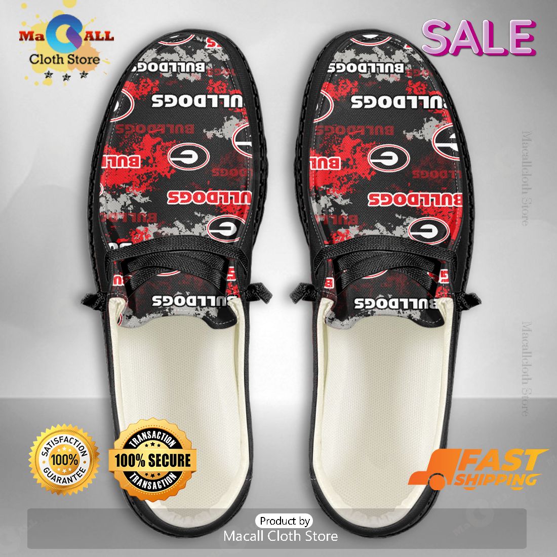 HOT TREND NCAA Georgia Bulldogs Custom Name Hey Dude Shoes Limited 2024