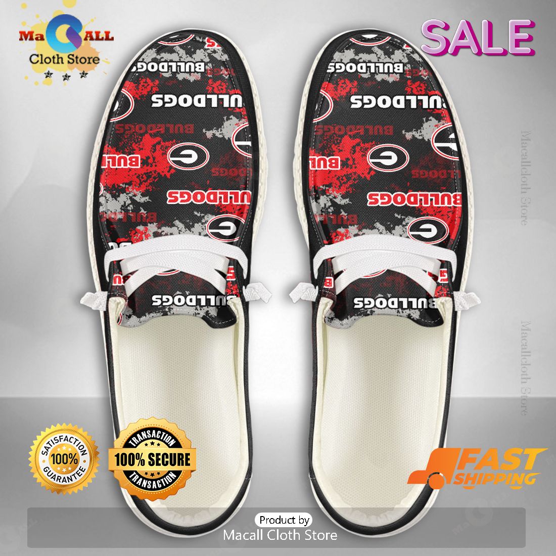 HOT TREND NCAA Georgia Bulldogs Custom Name Hey Dude Shoes Limited 2024