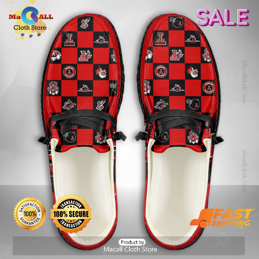 LIMITED NCAA Texas Tech Red Raiders Custom Name Hey Dude Shoes LIMITED NCAA Texas Tech Red Raiders Custom Name Hey Dude Shoes