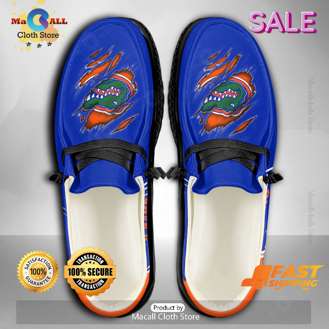 LIMITED NCAA Florida Gators Custom Name Hey Dude  Shoes Limited 2024