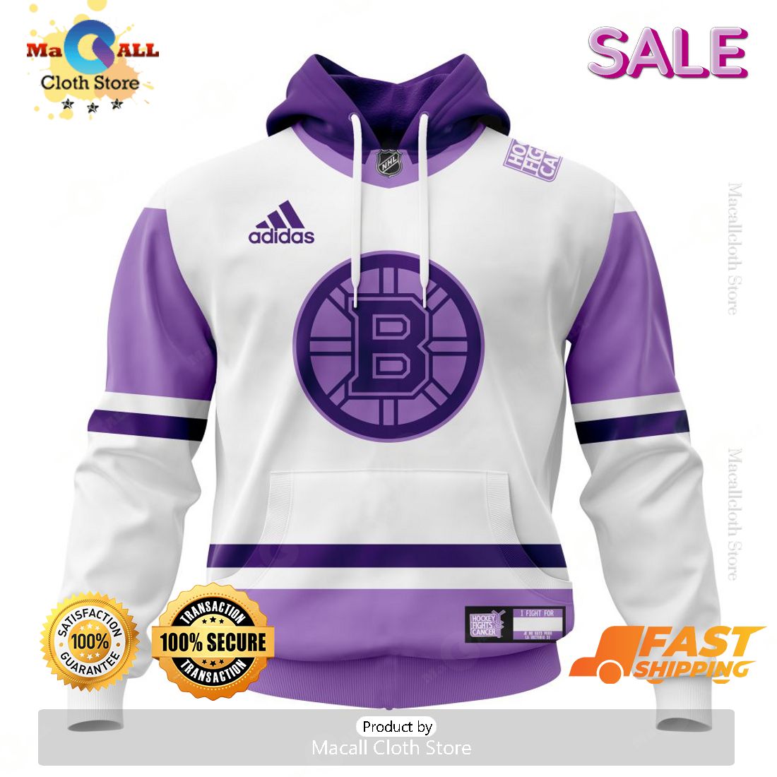Boston Bruins Personalize NHL 2023 Hockey Fight Cancer Hoodie Sweatshirt 3D Boston Bruins Personalize NHL 2023 Hockey Fight Cancer Hoodie Sweatshirt 3D
