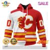 Calgary Flames Personalized NHL 2023 Away Kits Hoodie Sweatshirt 3D