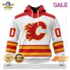 Calgary Flames Personalize NHL 2023 Home Mix Away Kits Hoodie Sweatshirt 3D