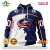 Columbus Blue Jackets Personalize NHL 2023 Hockey Fight Cancer Hoodie Sweatshirt 3D
