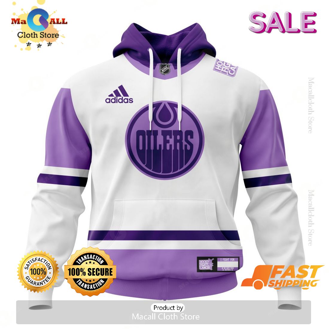 Edmonton Oilers Personalize NHL 2023 Hockey Fight Cancer Hoodie Sweatshirt 3D Edmonton Oilers Personalize NHL 2023 Hockey Fight Cancer Hoodie Sweatshirt 3D