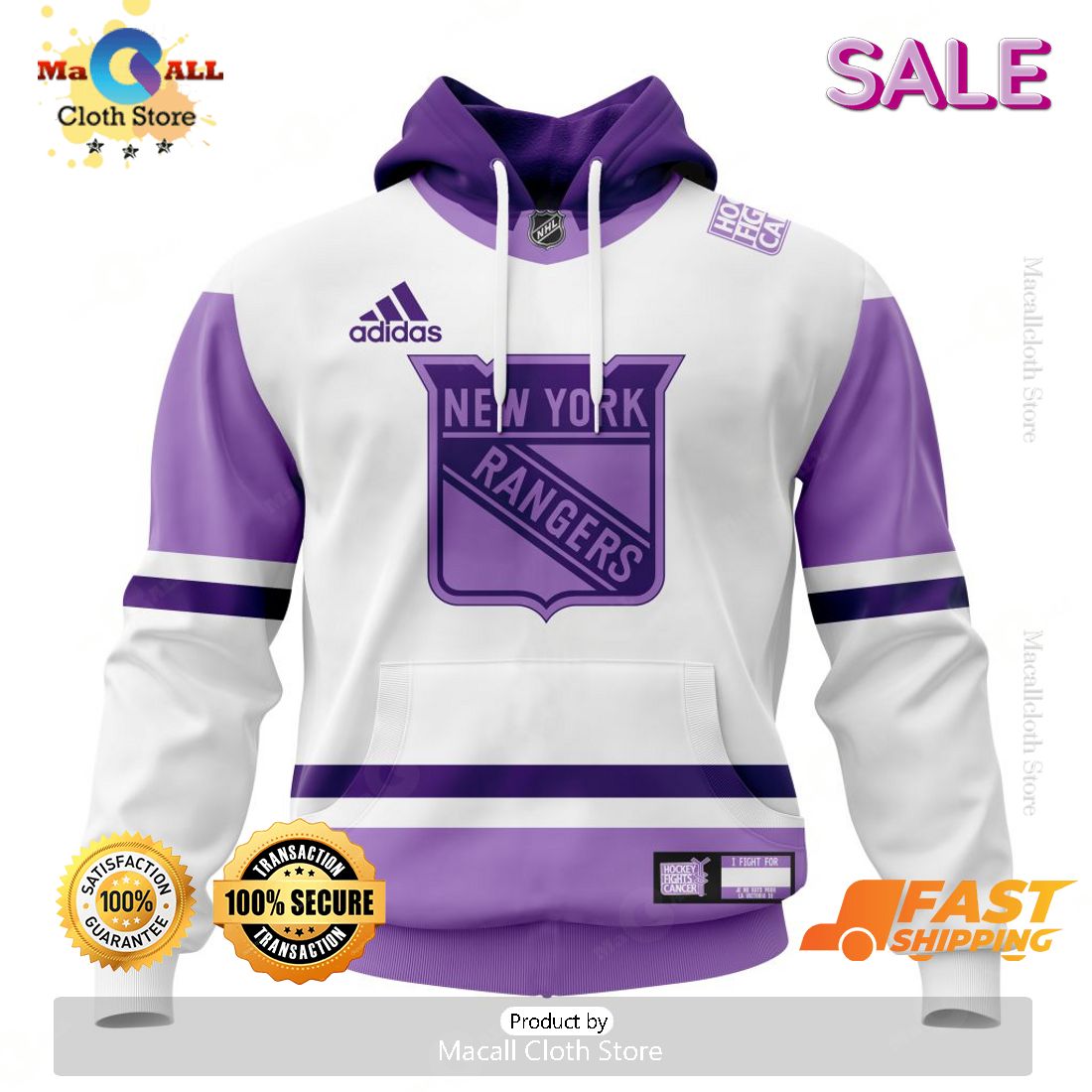 New York Rangers Personalize NHL 2023 Hockey Fight Cancer Hoodie Sweatshirt 3D New York Rangers Personalize NHL 2023 Hockey Fight Cancer Hoodie Sweatshirt 3D