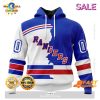 New York Rangers Personalize NHL 2023 Hockey Fight Cancer Hoodie Sweatshirt 3D